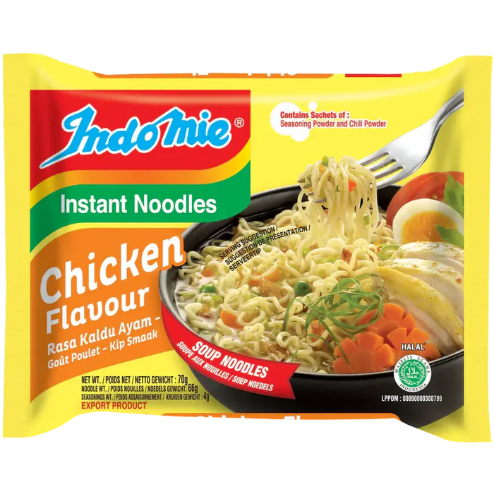 Nouilles instantanées saveur Poulet HALAL